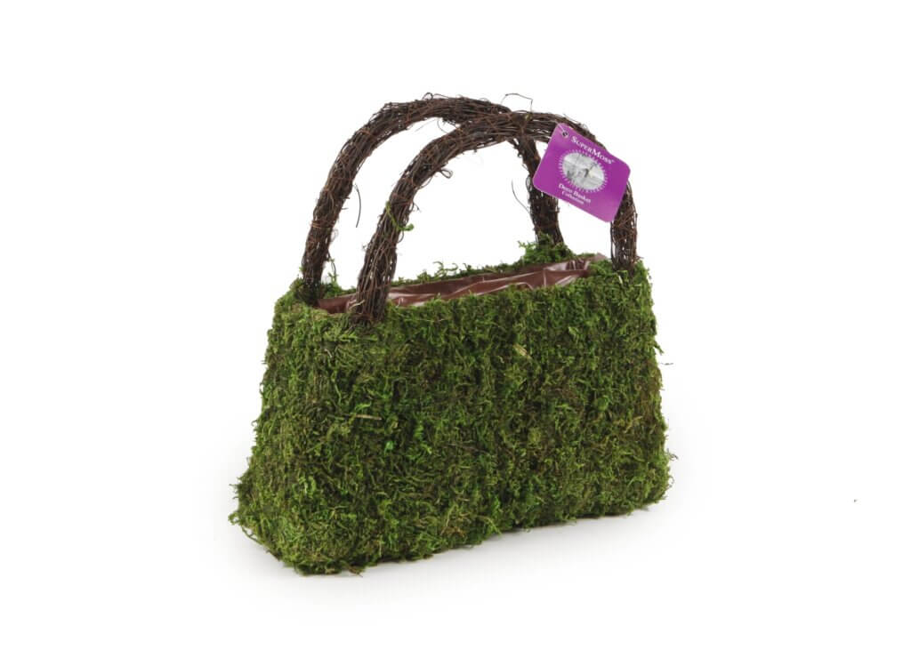 Beaumont Wicker Handle Purse Planter Set #3