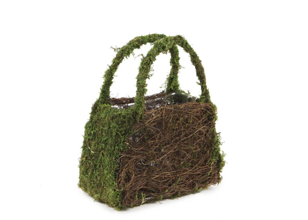 Beaumont Wicker Front Purse Planter Set #2