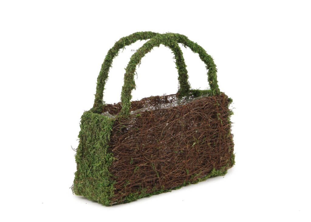 Beaumont Wicker Front Purse Planter Set #4