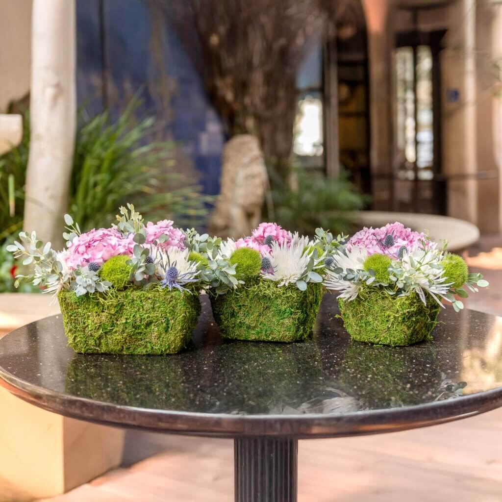 Marin Deco Moss Basket Set #1