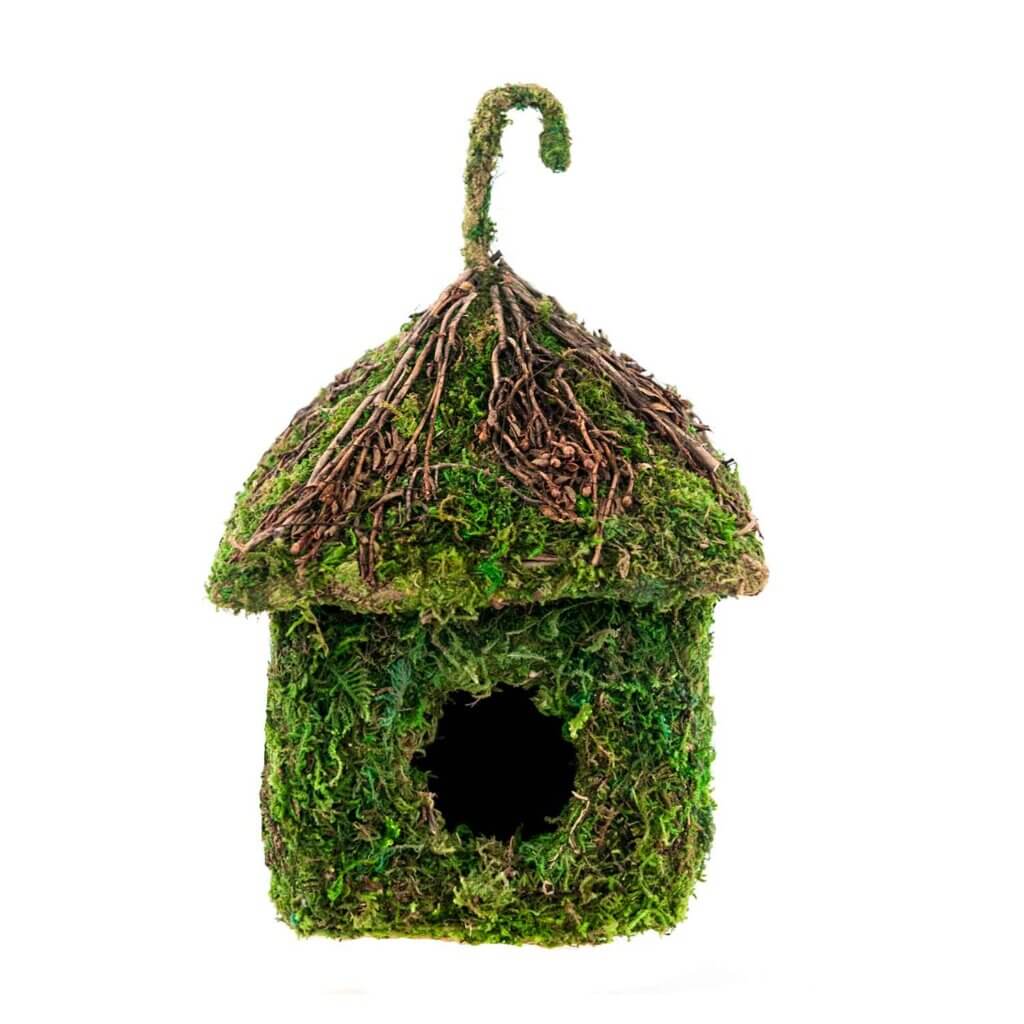 Shack Vine Roof Deco Birdhouse #2