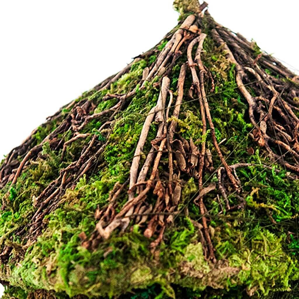 Shack Vine Roof Deco Birdhouse #4