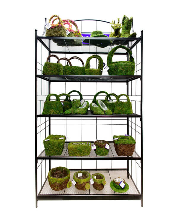 Retail Deco Basket Display (With Product)