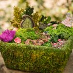 SuperMoss - Fairy Garden Basket Kit, Fresh Green, 10in