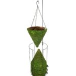 MossWeave_Cone_Hanging_Basket_Spring_Green_10in_Cone_Display_29281