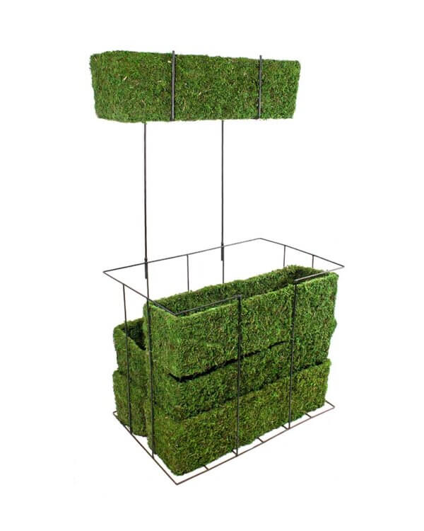 MossWeave Window Box Planter, Spring Green, 36 Inch, Retail Stack