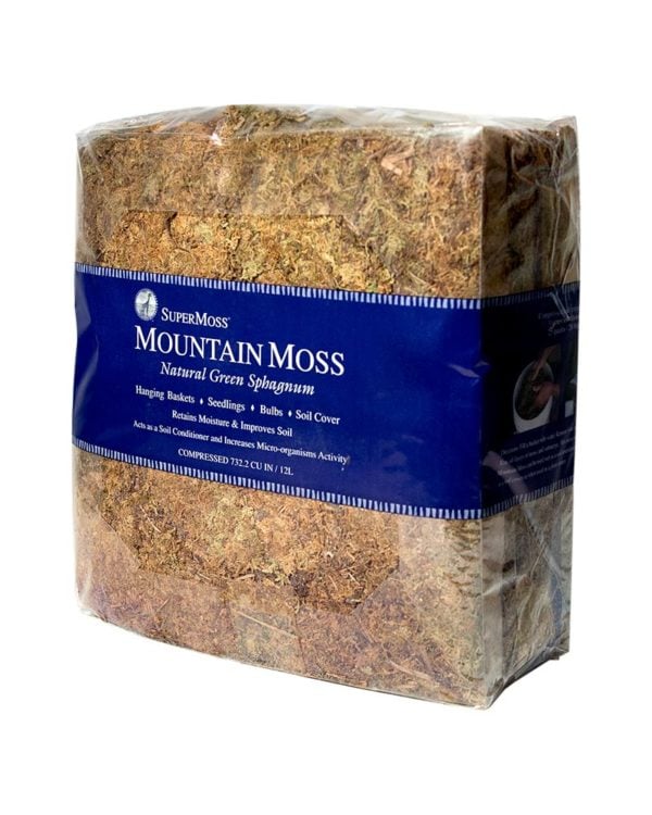 10lbs 23817 Mountain Moss Dried Natural SuperMoss
