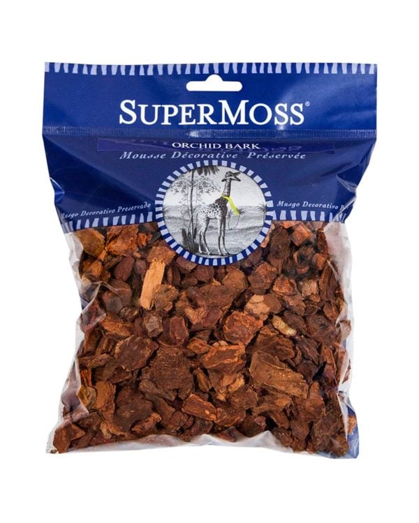 Super Moss Orchid Bark - Natural - Bag 24qt - Wagon Wheel