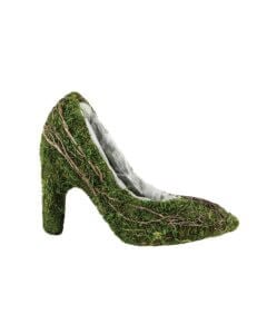 Paula Vined Pump Deco Moss Planter