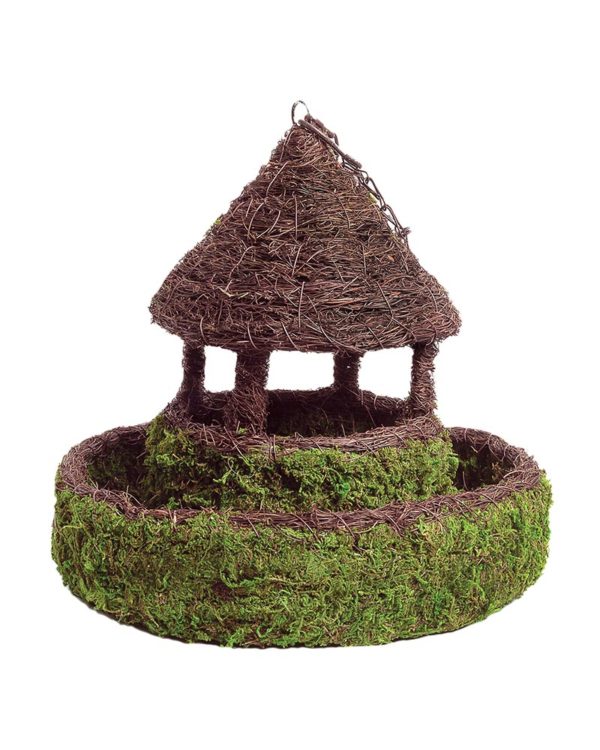 SuperMoss - Fairy Garden Basket Kit, Fresh Green, 10in