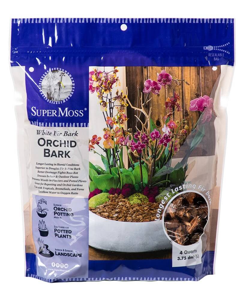SuperMoss - White Fir Orchid Bark 3/4
