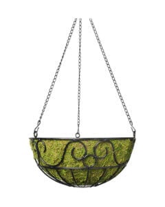 London Round Wire Hanging Basket