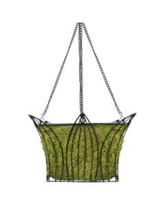 Leeds Square Wire Hanging Basket
