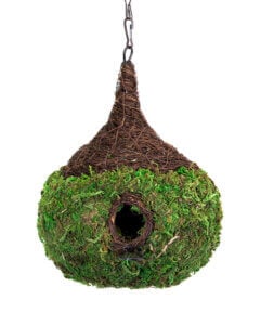 Raindrop Woven Birdhouse with Wicker