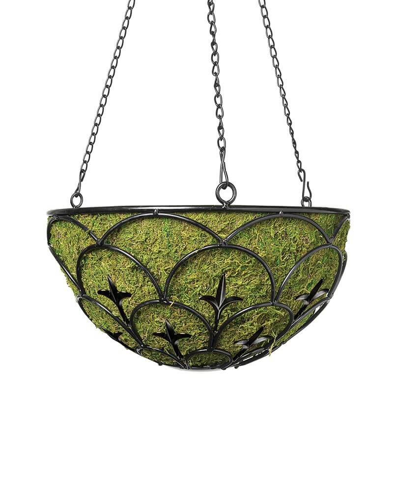 SuperMoss Somerset Round Wire Hanging Basket