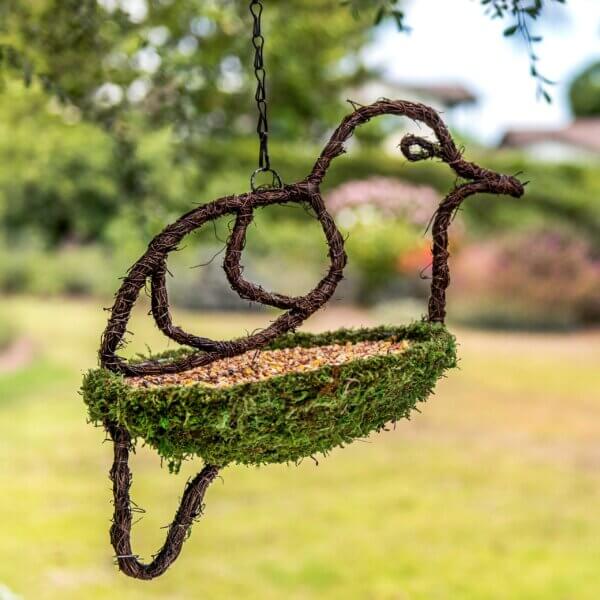 Dove Woven Bird Feeder