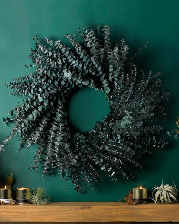 Fresh-Preserved Eucalyptus Wreath