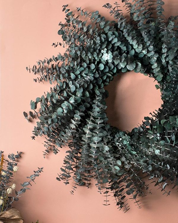 Fresh-Preserved Eucalyptus Wreath