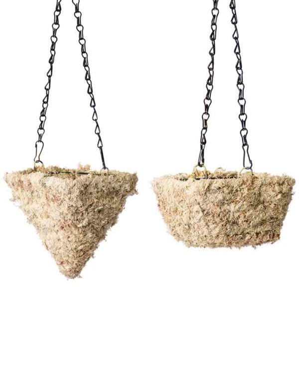 MossWeave Mini Hanging Baskets Set Blond