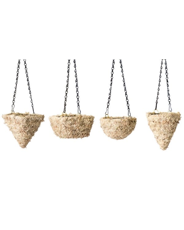 MossWeave Mini Hanging Basket Set Blonde