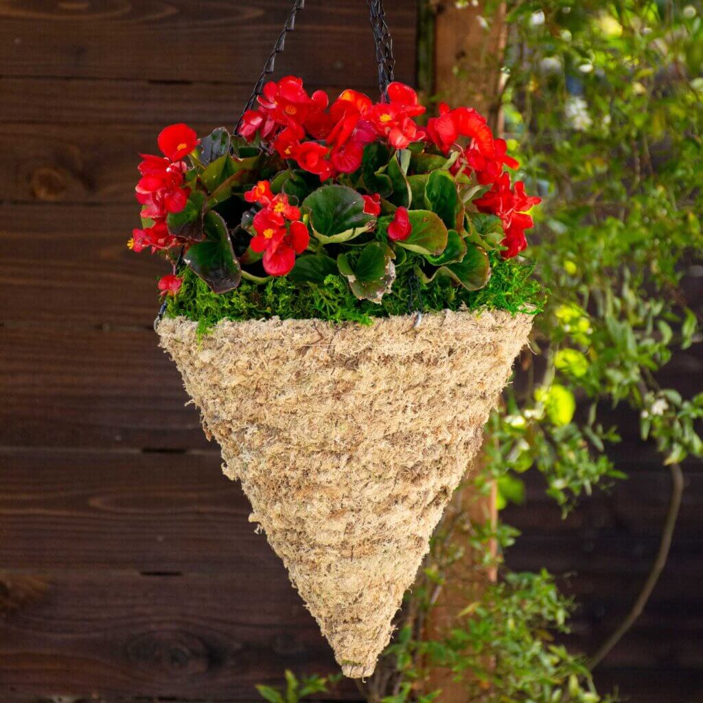 MossWeave Mini Hanging Basket Set of 4, Blond #1