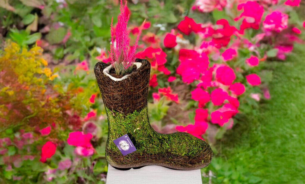 Fairy Boot Deco Moss Planter #1