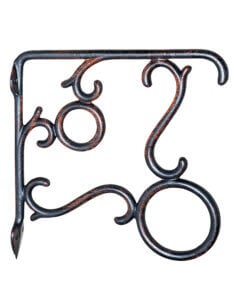 Black Hammer Planter Bracket, Southend, 12"