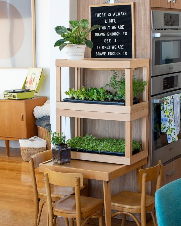 Stackable Tabletop Indoor LED Herb Garden