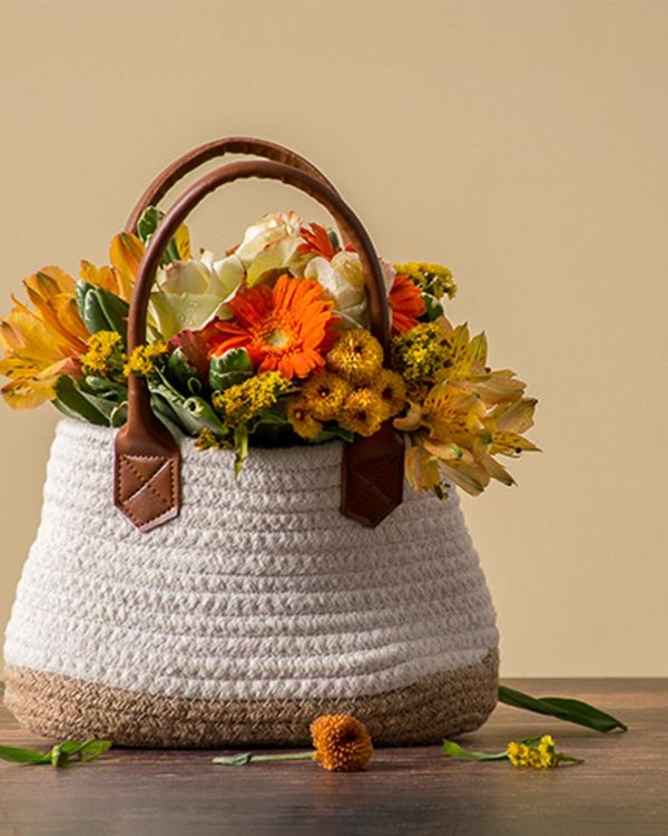 SoftWeave Woven Purse Planter