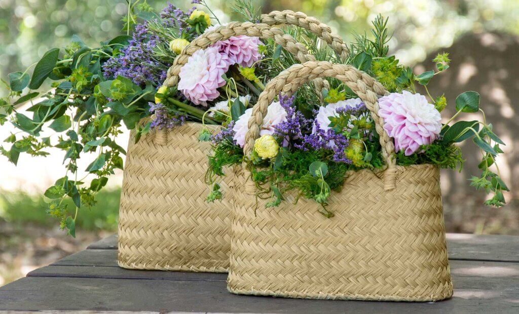 Beaumont Purse PalmWeave Basket #1