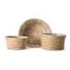 palmweave basket set of 3