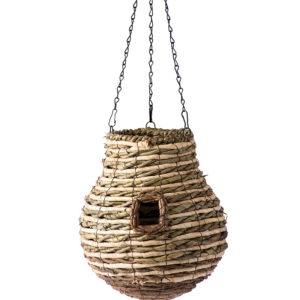 Super Moss Maison Woven Birdhouse 9.5 x 10.5 - THE BEACH PLUM COMPANY