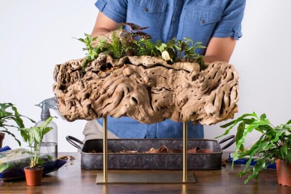 DIY Grapevine Planter