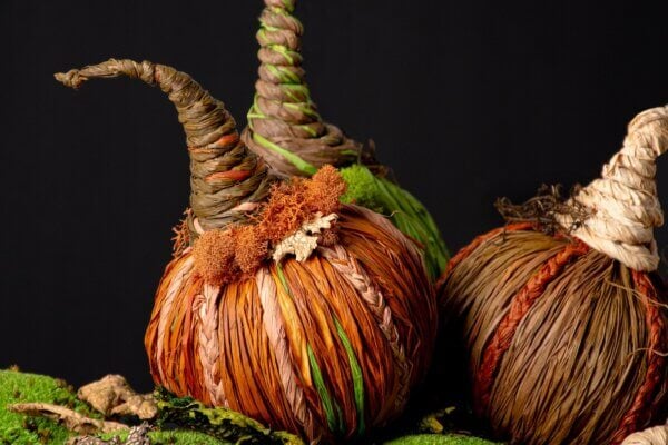 How to Make a Raffia Pumpkin!
