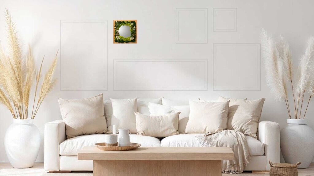 Floral Mirror SuperMoss Frame #1