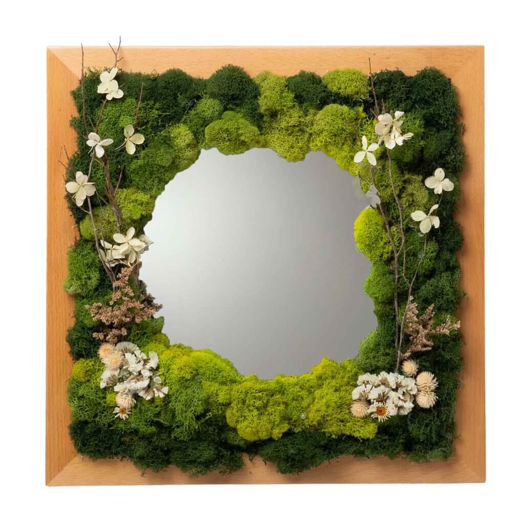 Floral Mirror SuperMoss Frame #2