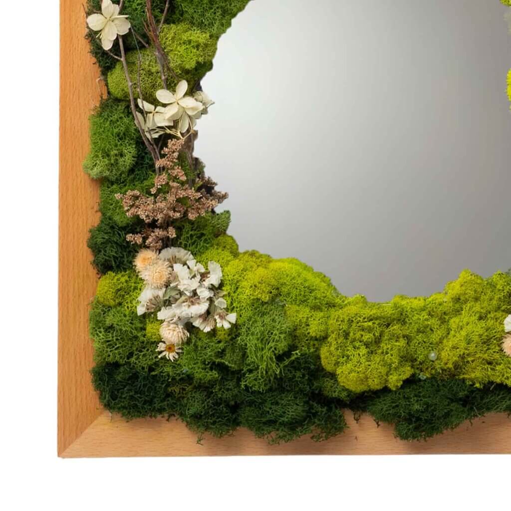 Floral Mirror SuperMoss Frame #4
