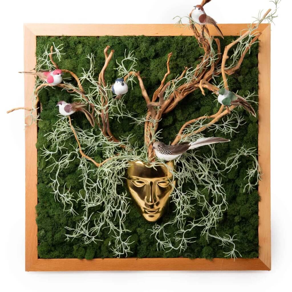 Golden Bird Headress SuperMoss Frame #2