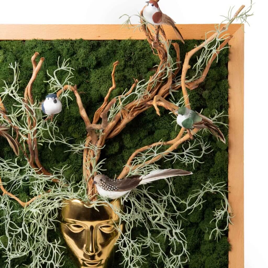 Golden Bird Headress SuperMoss Frame #3