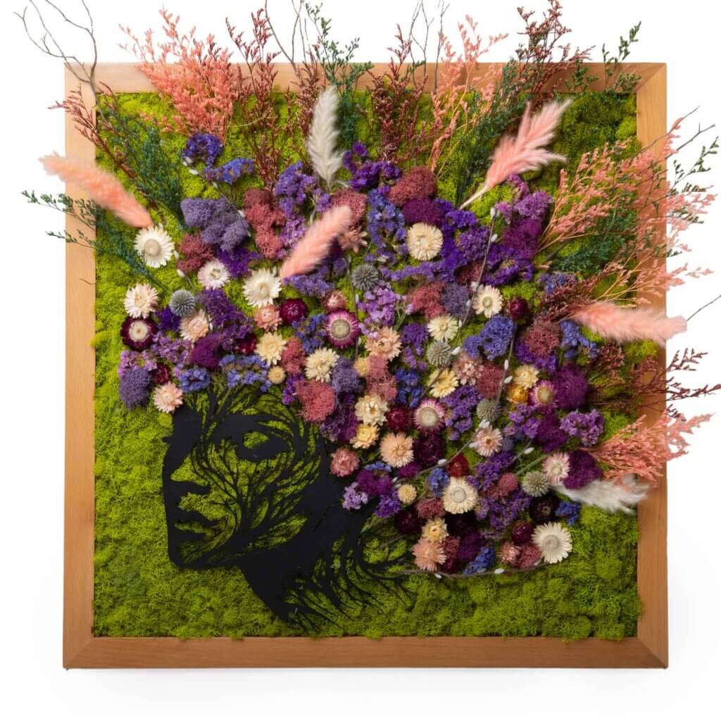 Lady Flower Hair SuperMoss Frame #2