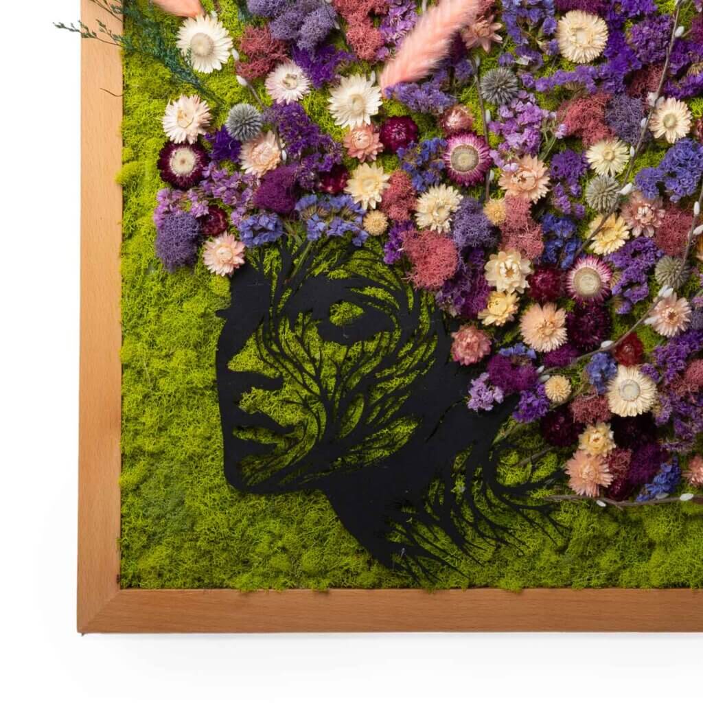 Lady Flower Hair SuperMoss Frame #4