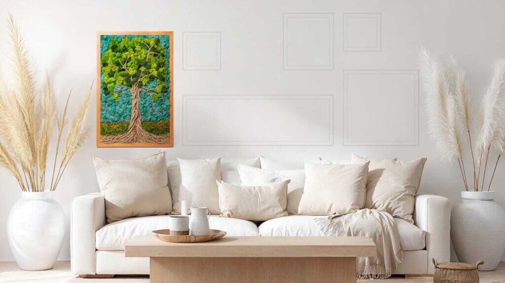 The Tree SuperMoss Frame (24in x 36in) #1