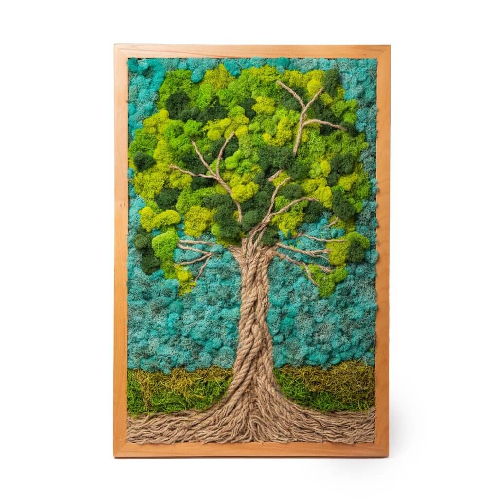 The Tree SuperMoss Frame (24in x 36in) #2