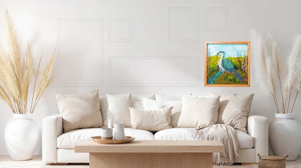 Blue Herion SuperMoss Frame (24in x 24in) #1