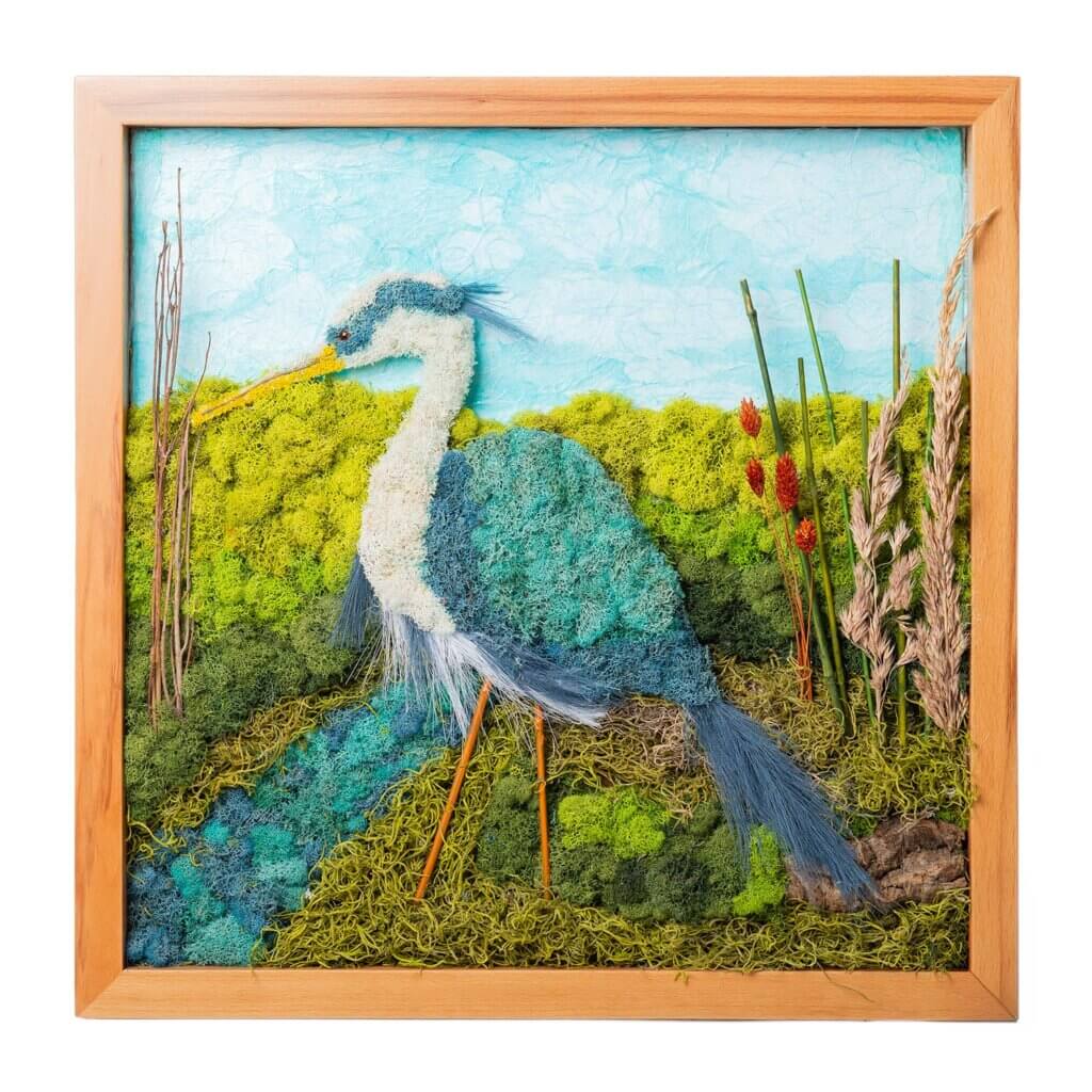 Blue Herion SuperMoss Frame (24in x 24in) #2