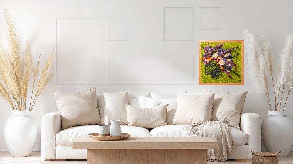 Feeling Floral SuperMoss Frame (24in x 24in) #1