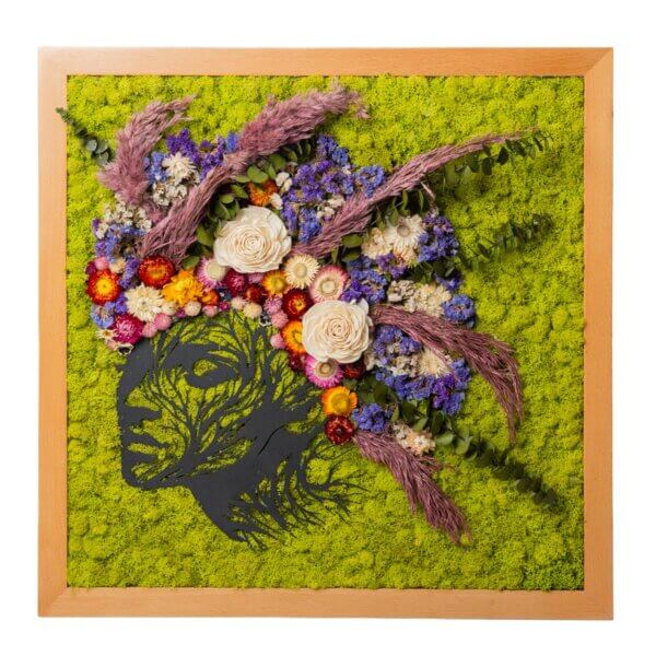 Feeling Floral SuperMoss Frame (24in x 24in)