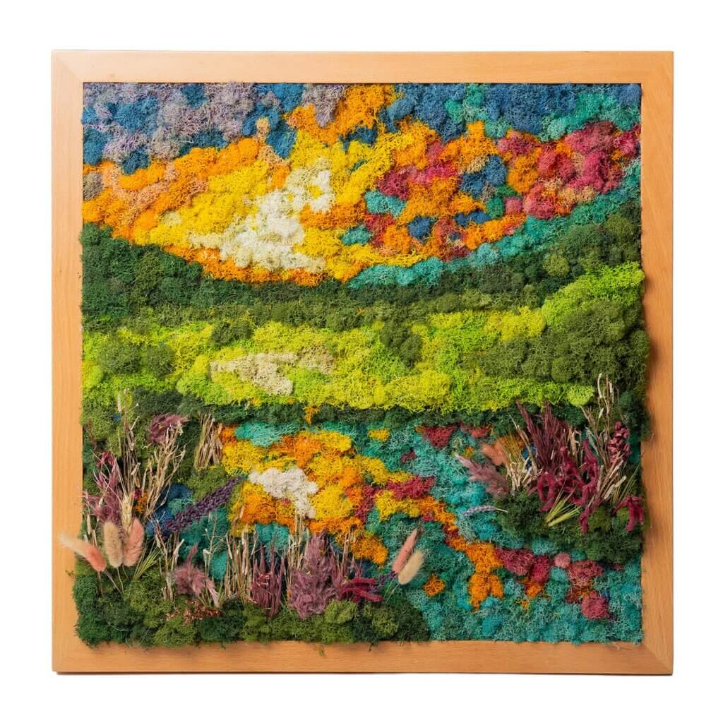 Sunset Reflection SuperMoss Frame (24in x 24in) #2