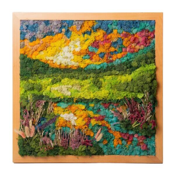 Sunset Reflection SuperMoss Frame (24in x 24in)
