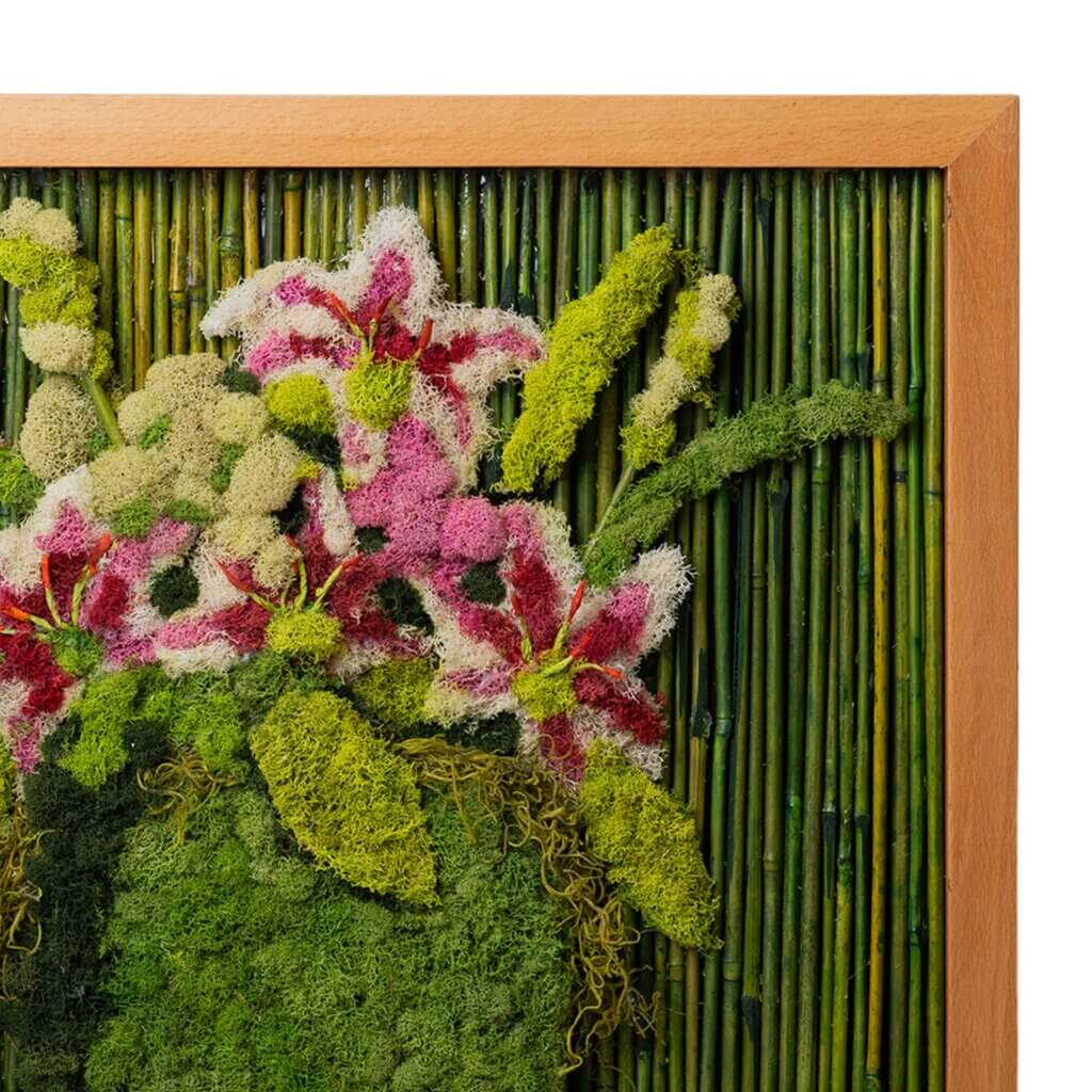 Zen Lily Haven SuperMoss Frame (24in x 24in) #3